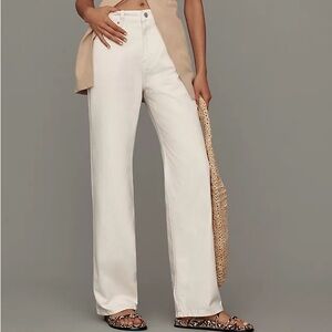 NWT Reformation val 90s mid-rise straight leg jeans fior di latte